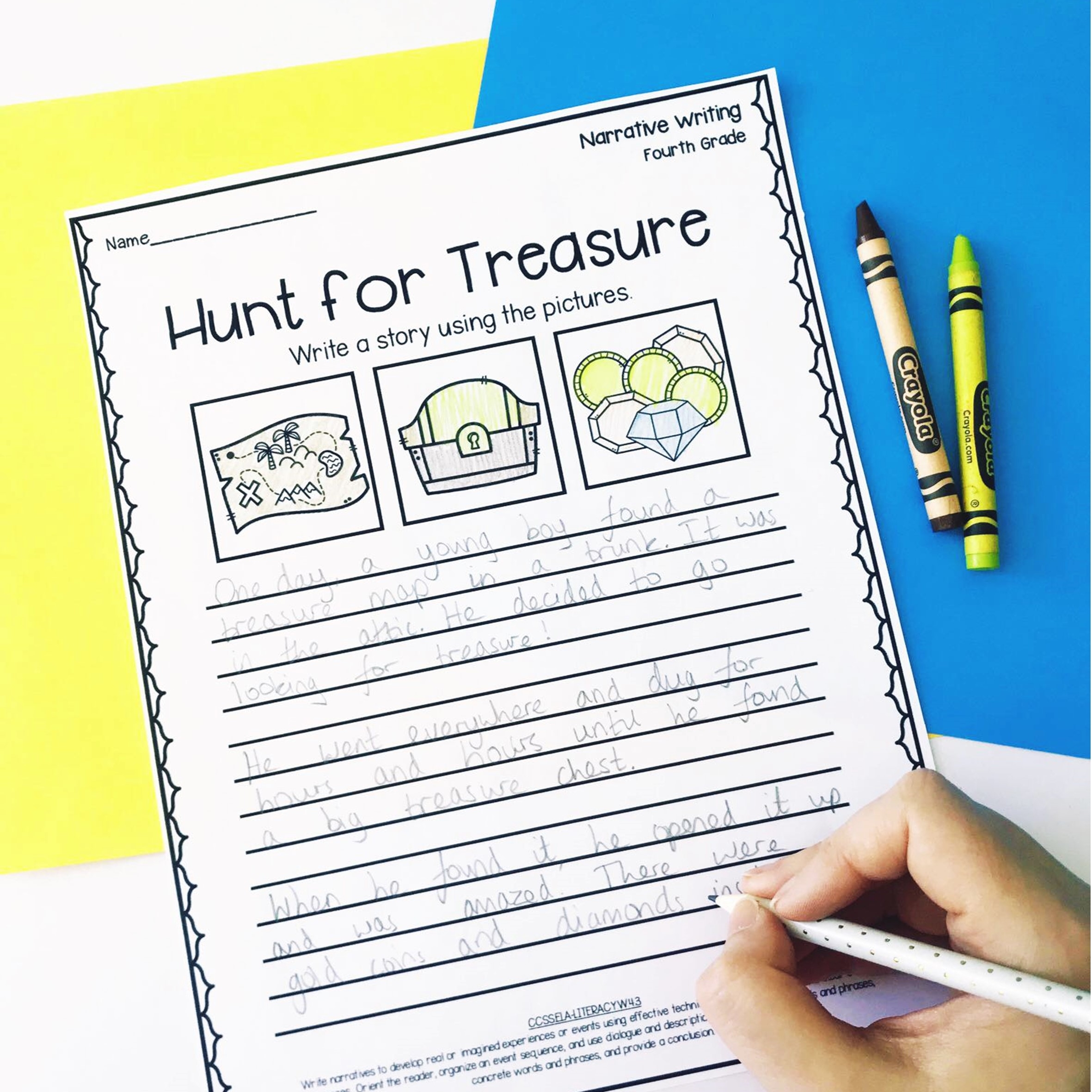 Fourth Grade Narrative Writing Prompts Terrific Teaching Tactics