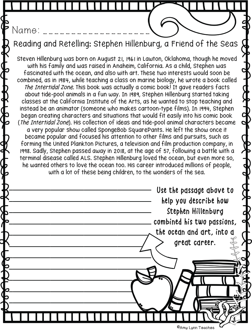 Fourth Grade Ocean Themed Worksheets 100 Standards Aligned Printables Made By Teachers