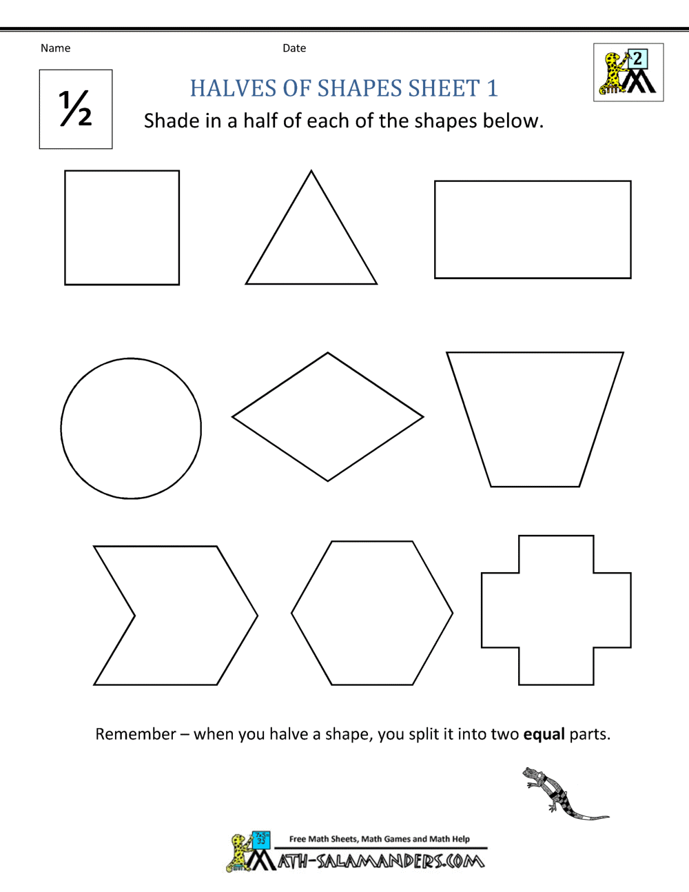 Fraction Math Worksheets