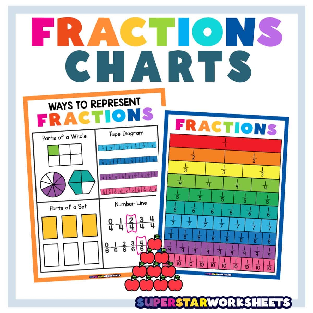 3rd Grade Worksheets Free Printable Fractions