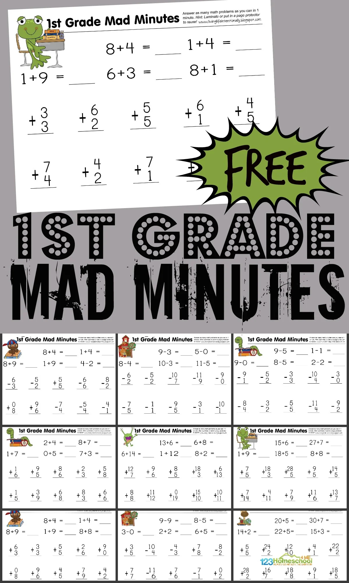 Printable Mathematics Worksheets For Grade 1