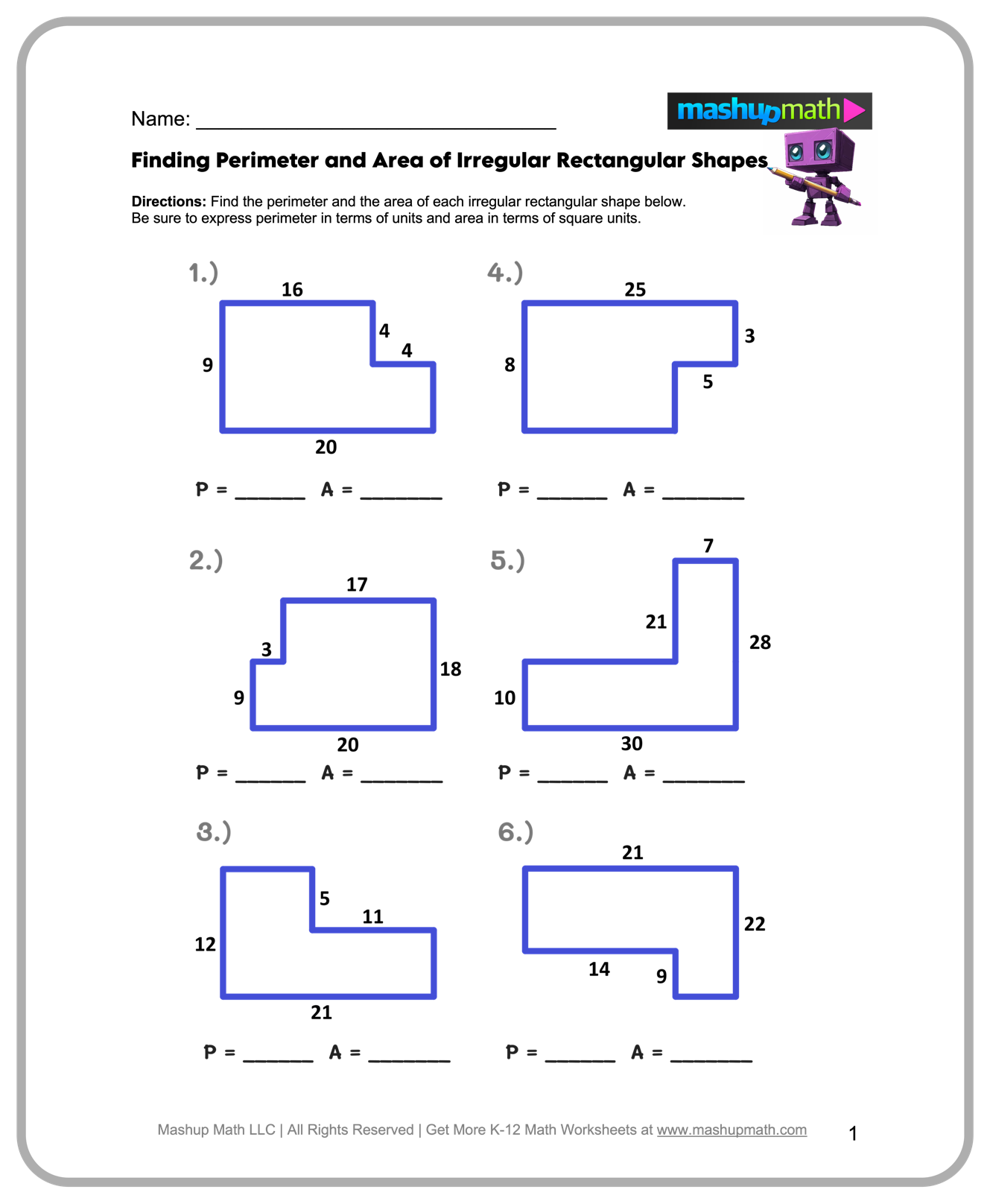 Free Printable Fifth Grade Math Worksheets