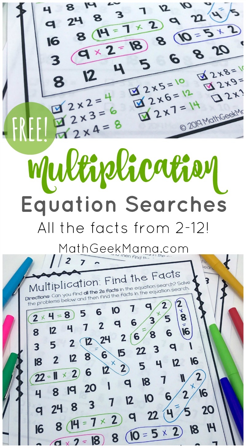 Printable Math Facts Worksheets 4th Grade