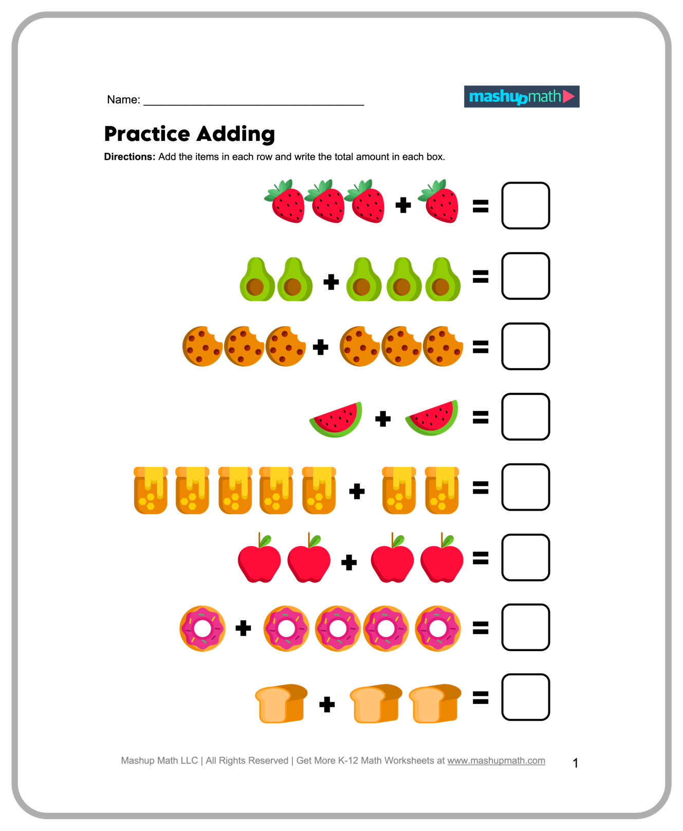 Math Worksheets For Kids Free Printables