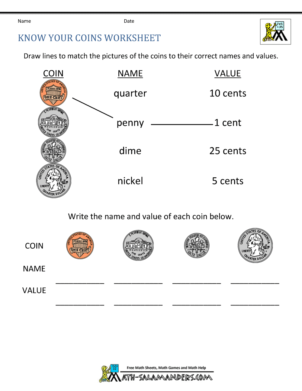 First Grade Worksheets Printable Packets