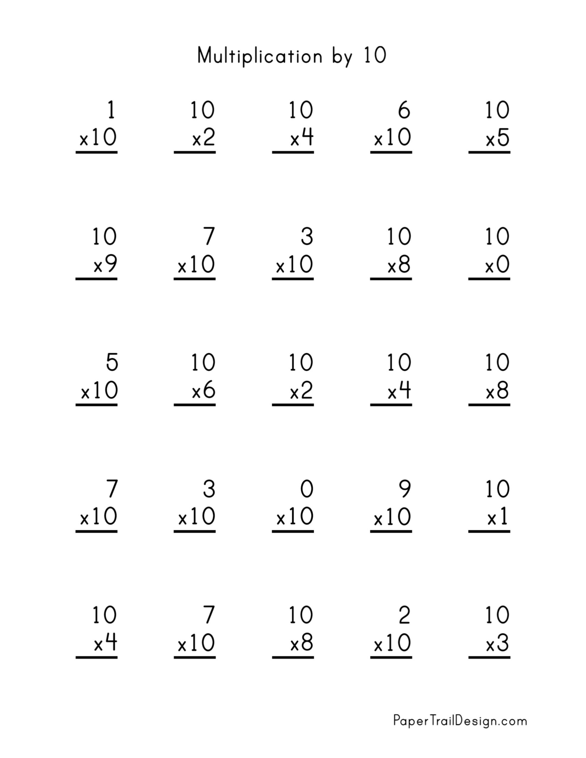 Free Third Grade Math Worksheets Printable