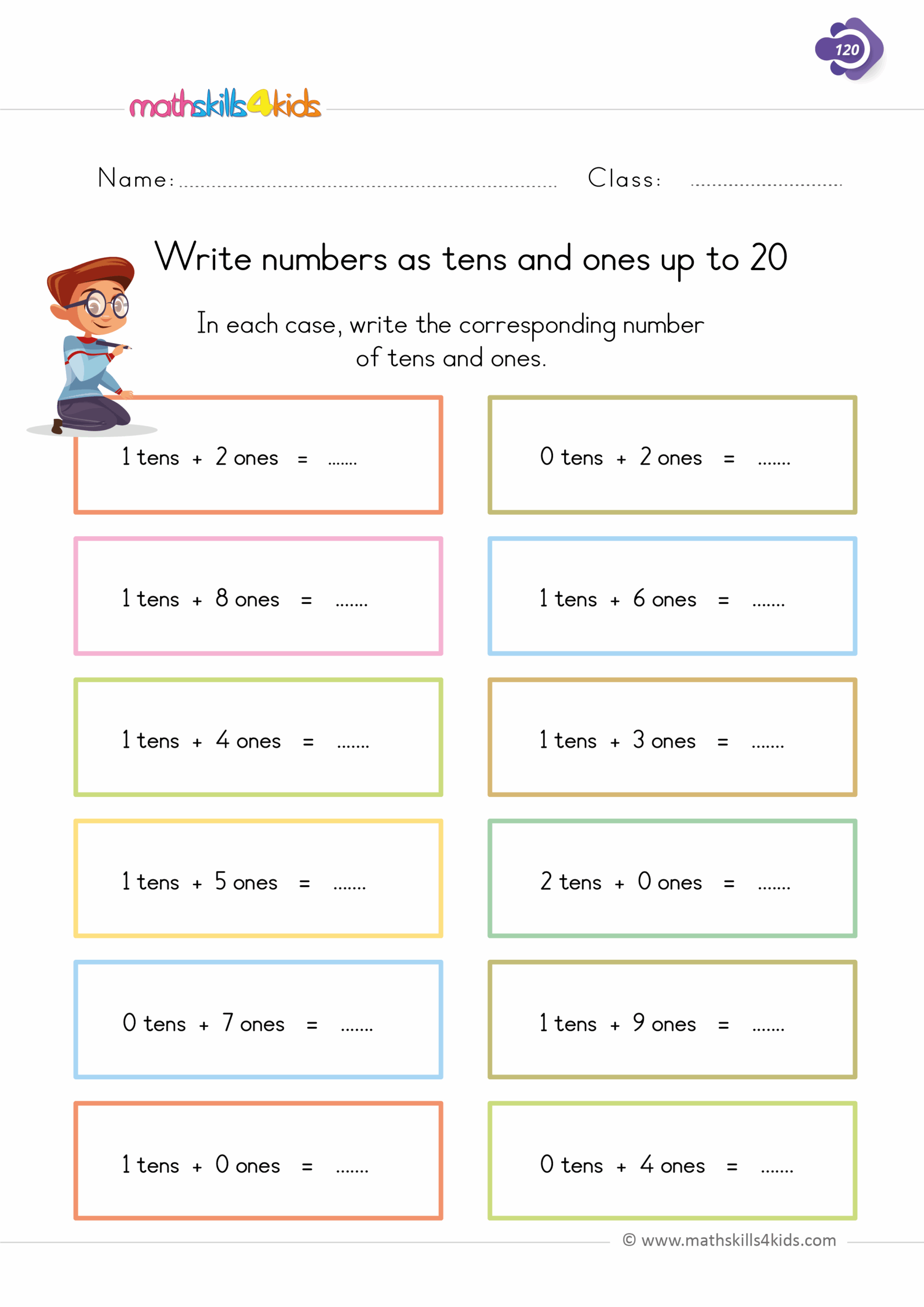 Free Printable 1st Grade Place Value Worksheets