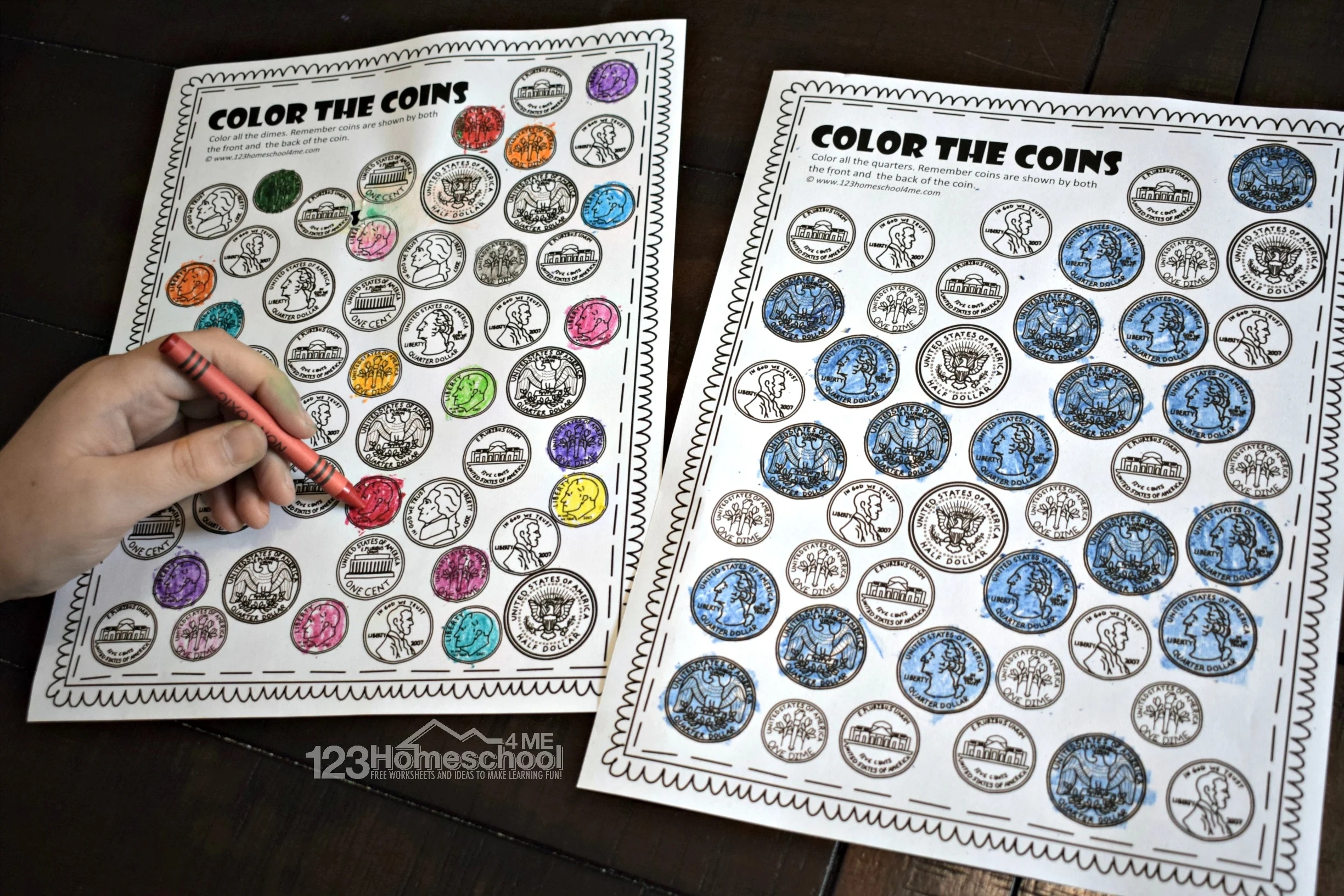 Money Math Worksheets Printable Free