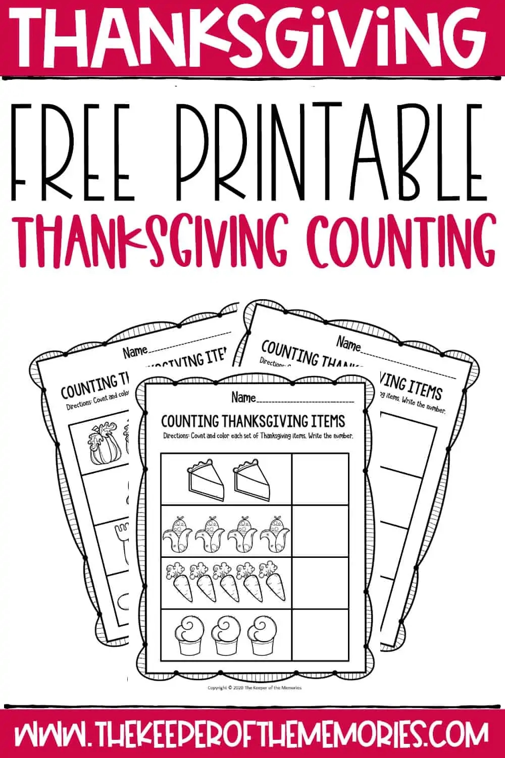 Free Math Worksheets Printable Kindergarten