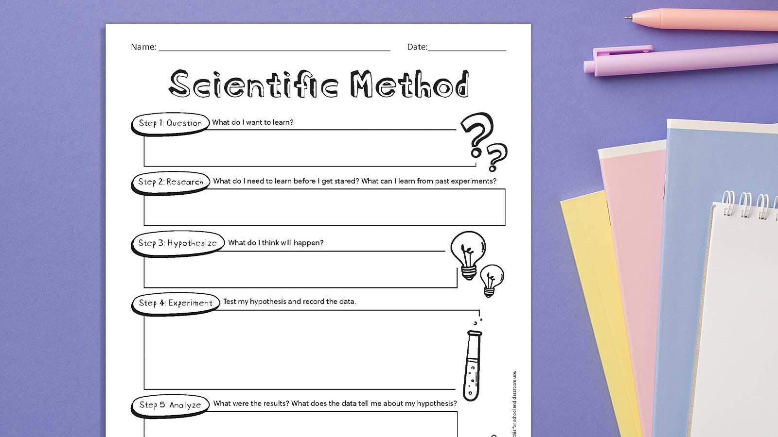 Free Printable Fifth Grade Worksheets Science