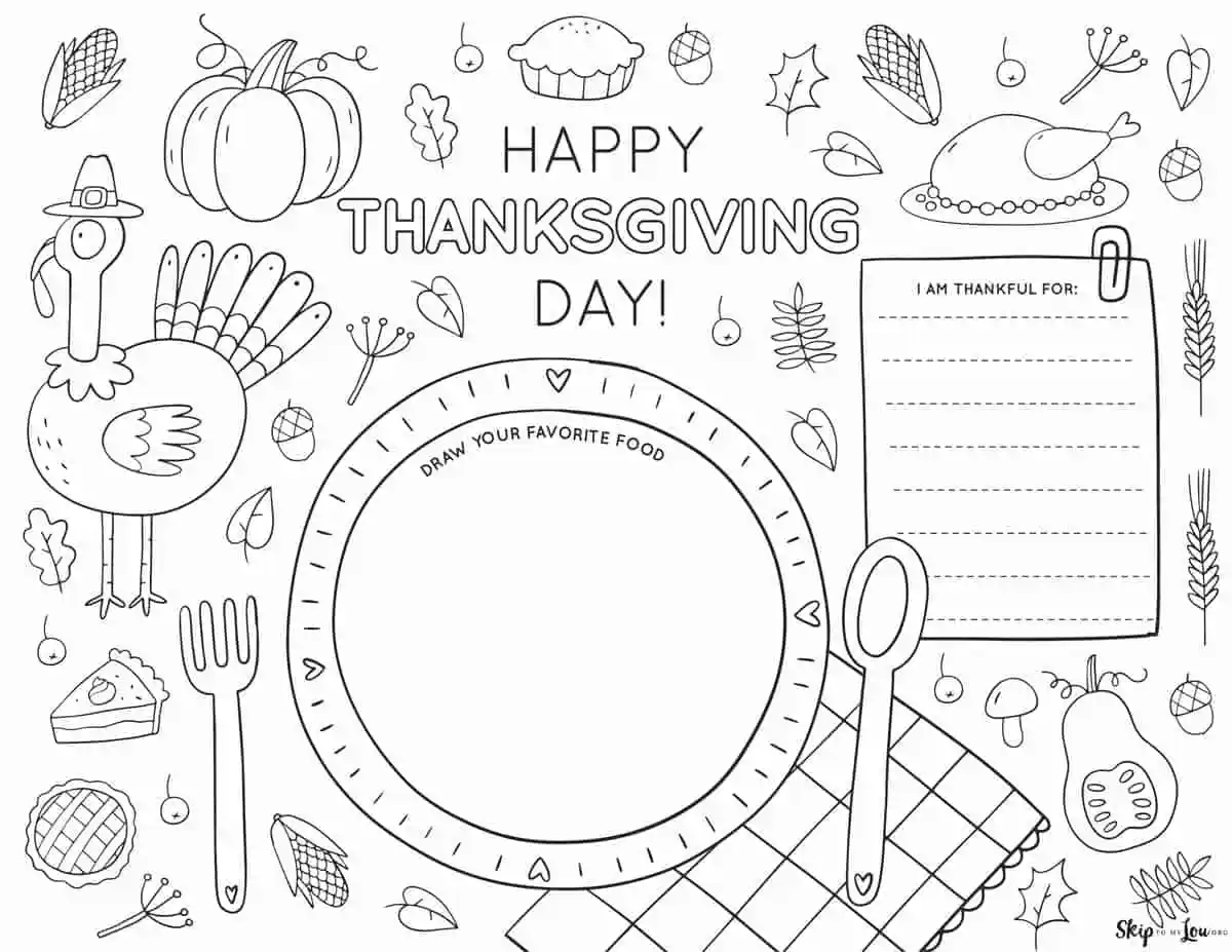 Thanksgiving Worksheets For Free