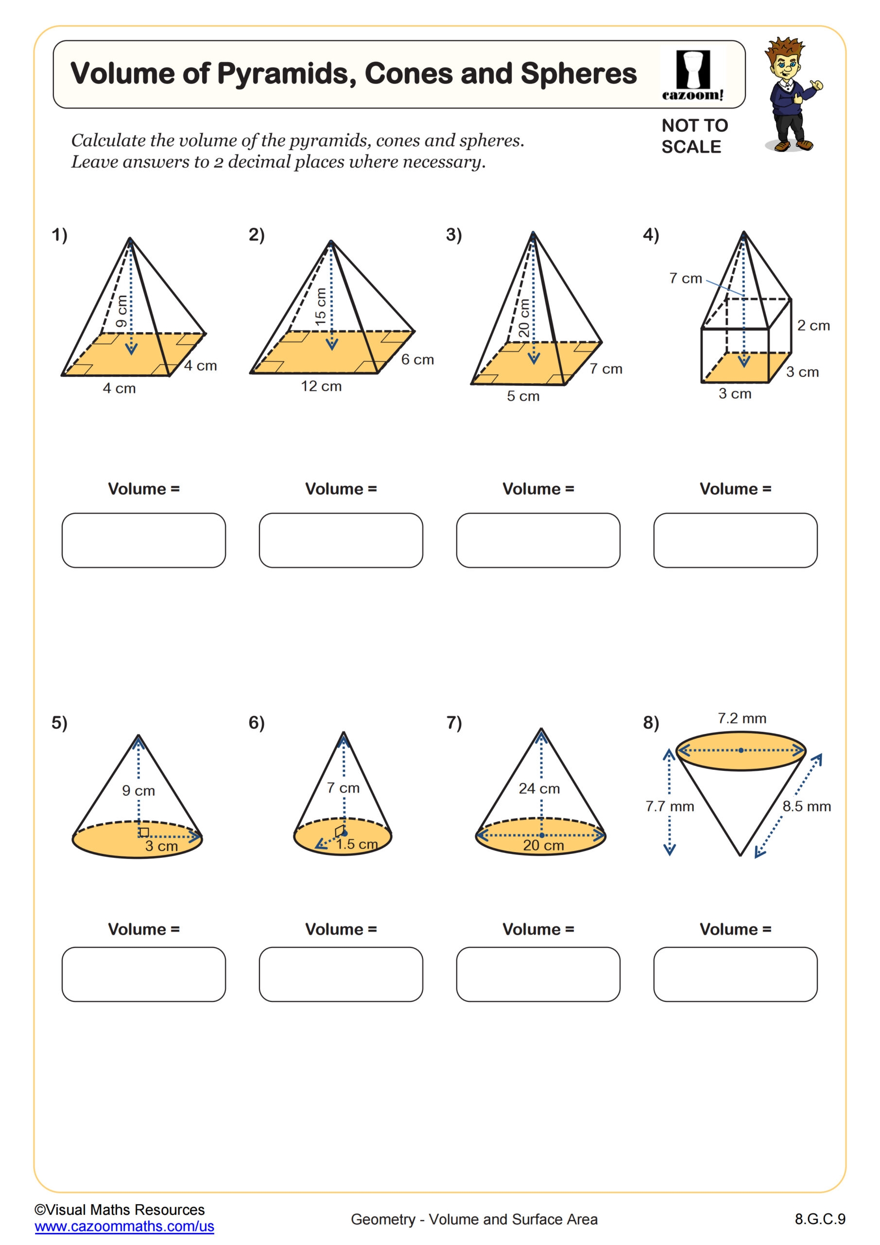 Geometry 8th Grade Math Worksheets Library