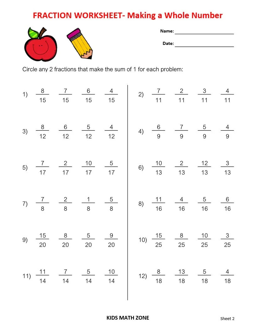 GRADE 2 MATH WORKBOOK One Per Day 110 Math Worksheets Printable Addition Multiplication Fractions Homeschool Instant Download Etsy