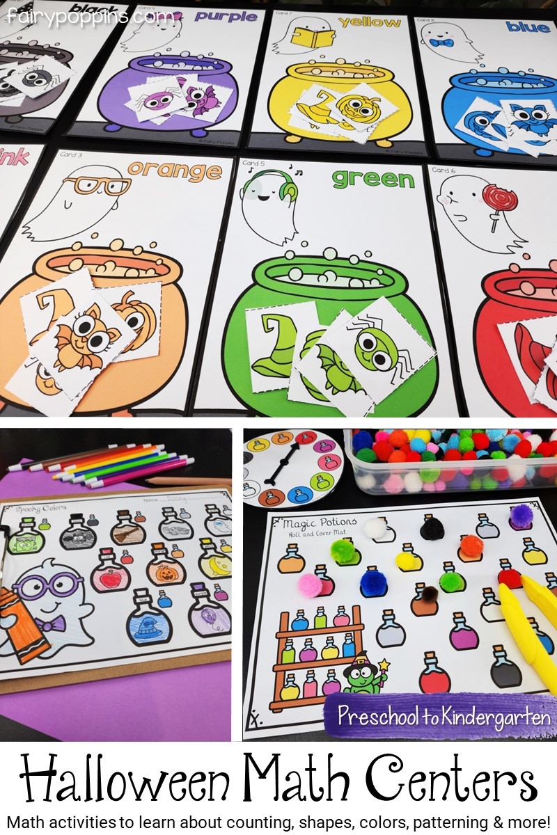 Halloween Math Activities For Kids Fairy Poppins