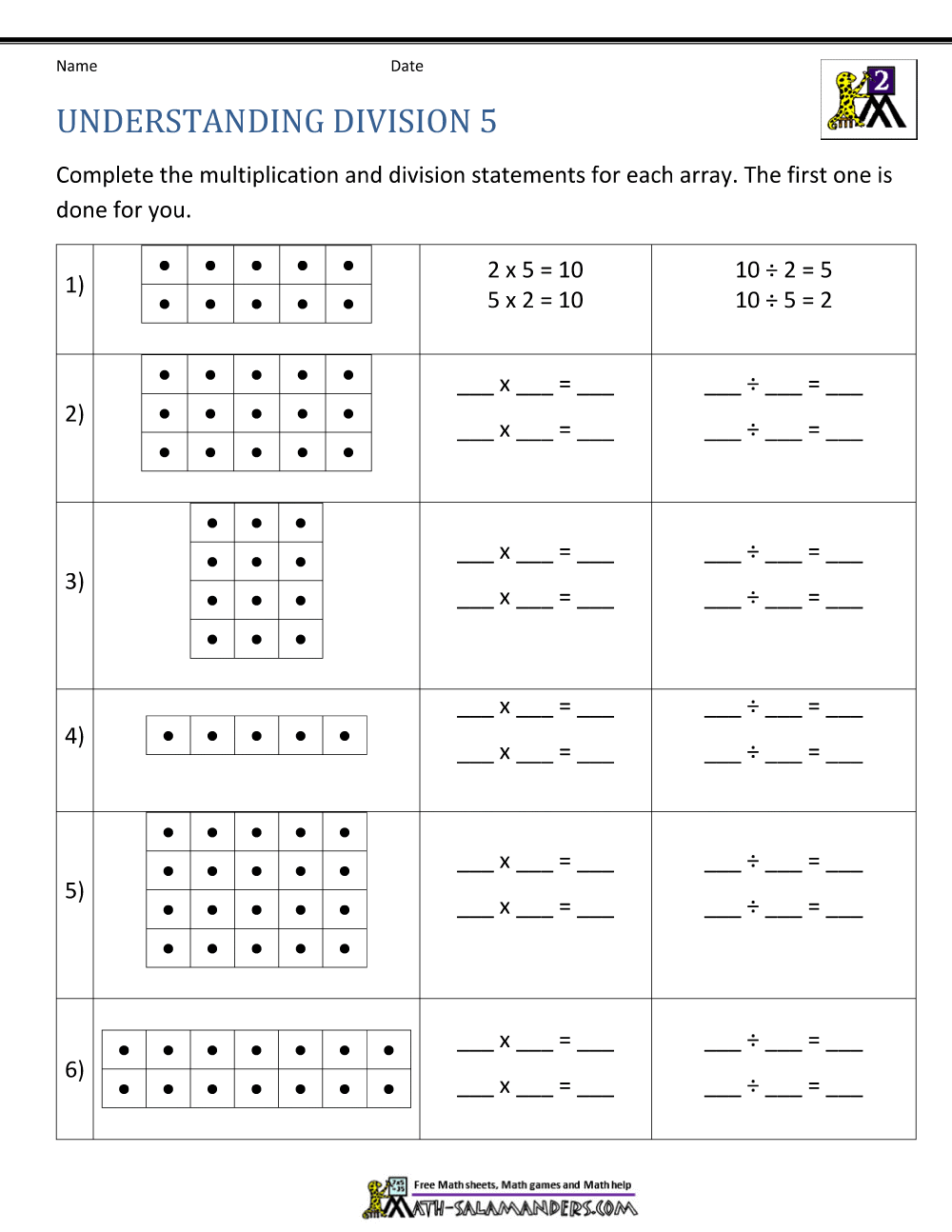 How To Do Division Worksheets