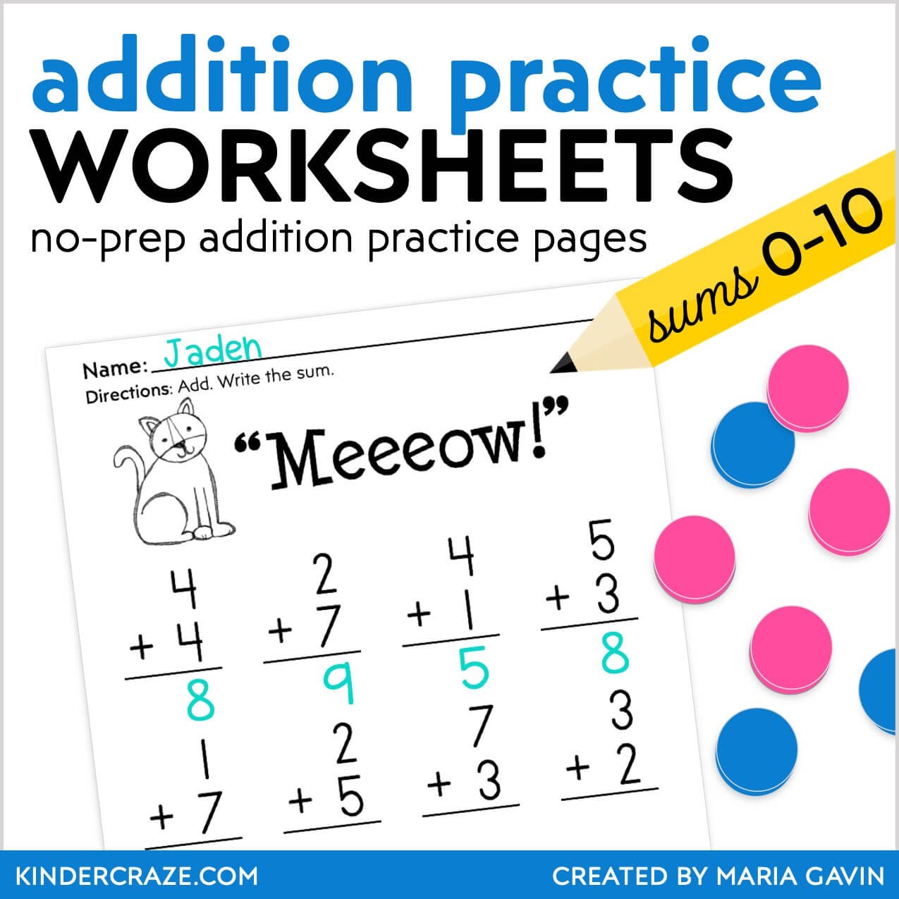 Math Worksheets Printable Addition