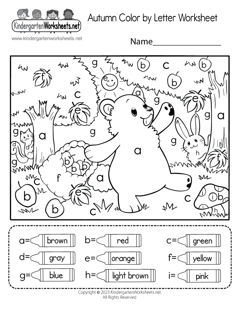 Kindergarten Art And Colors Printable Worksheets Worksheets Library