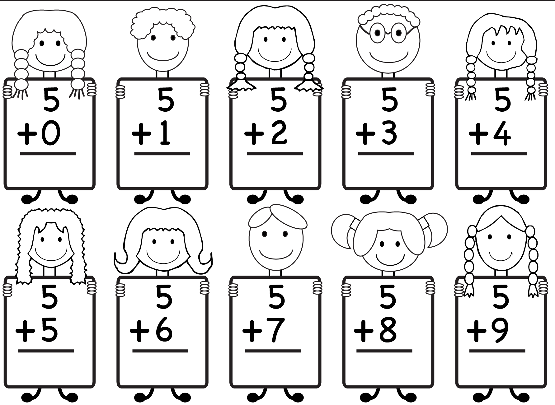 Maths Worksheets For Kids Printable