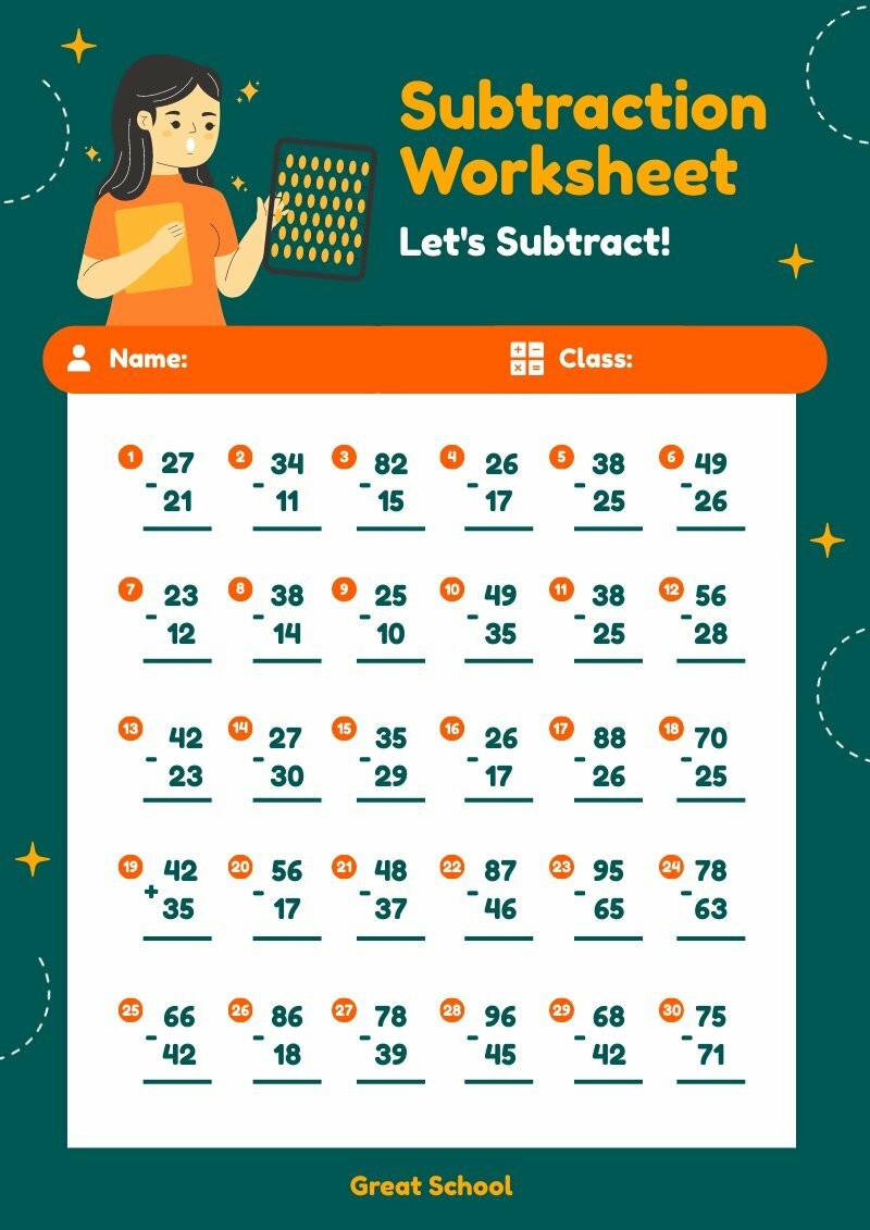 Basic Math Printable Worksheets For Adults
