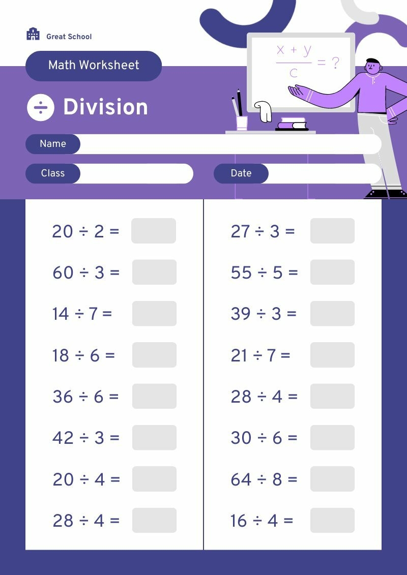 Free Basic Math Worksheets