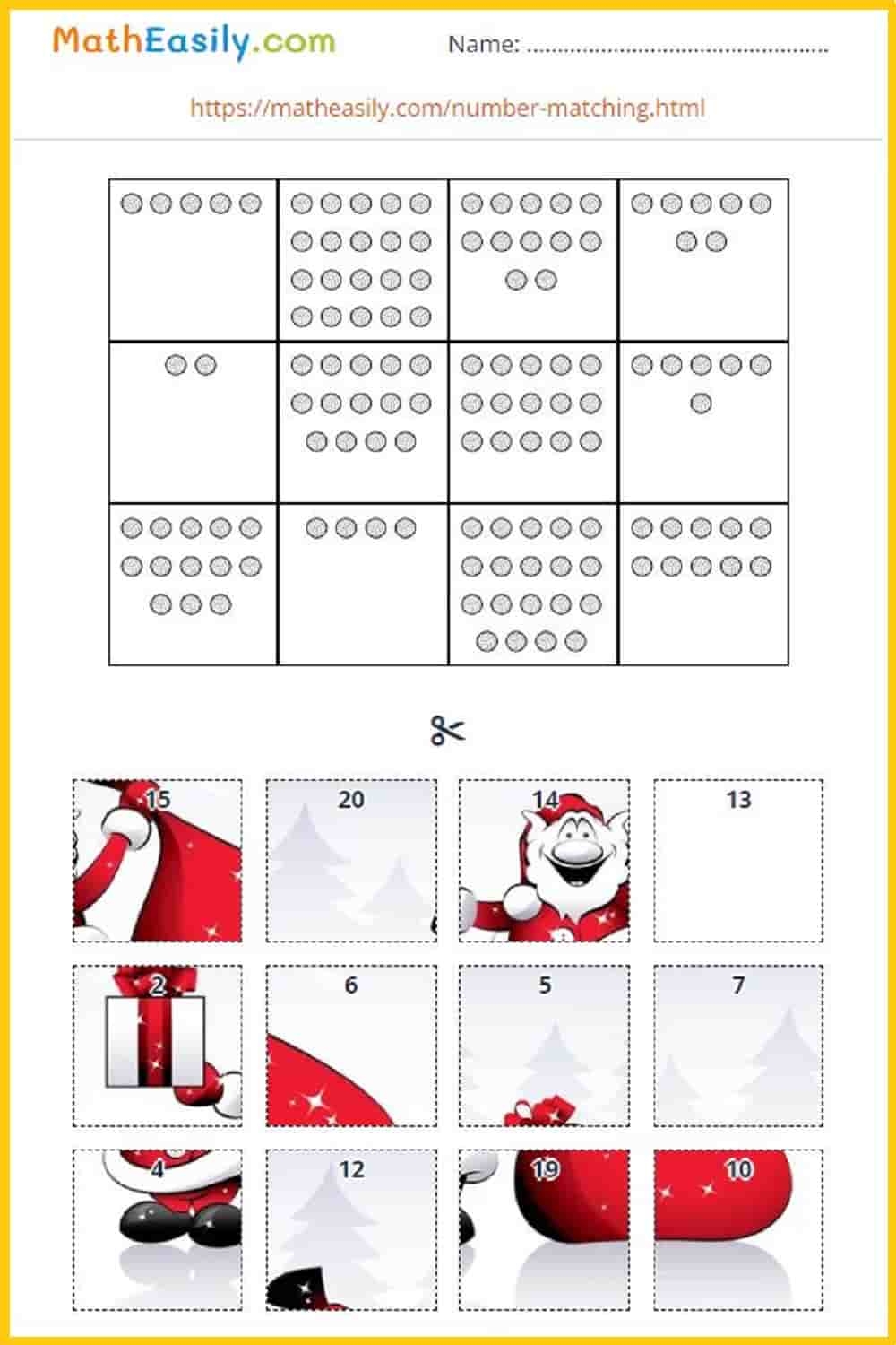 Math Christmas Worksheets PDF Free Download 
