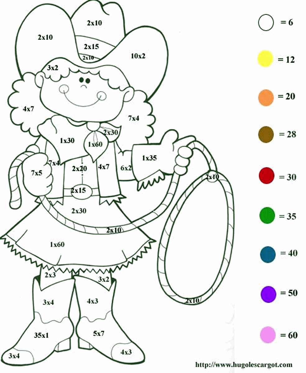 Math Coloring Sheet For Kids Free