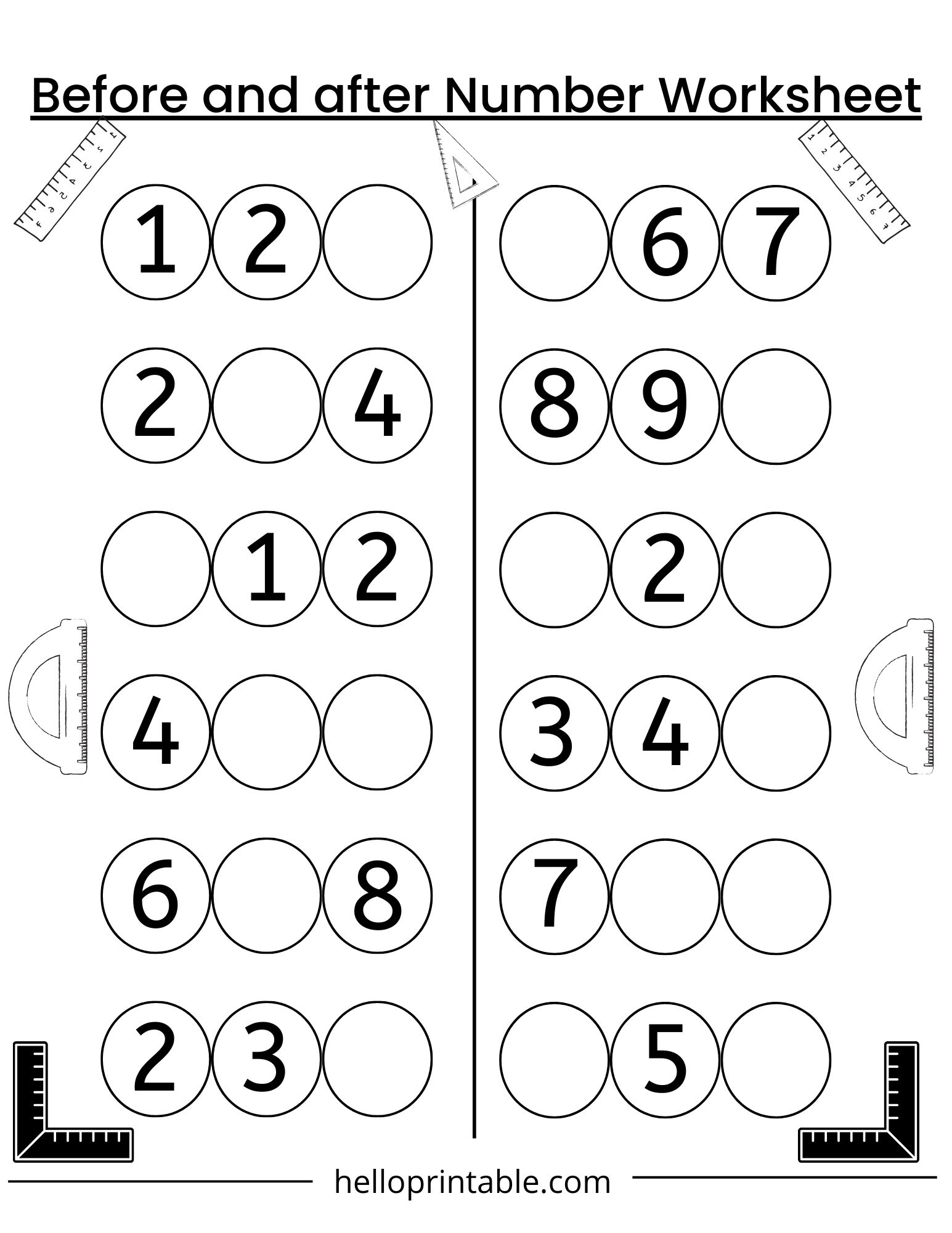 Maths Free Printable Worksheets