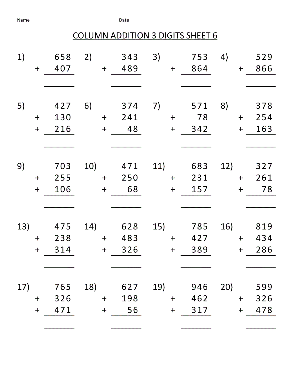 Math Worksheets Dynamically Created Math Worksheets Worksheets Library