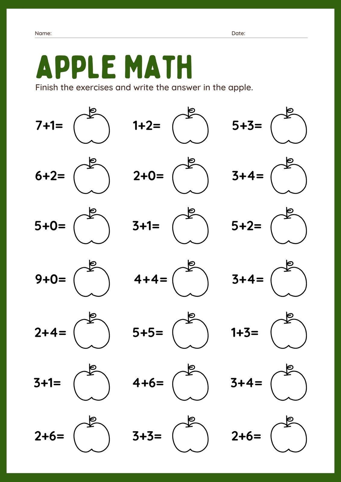 Math Worksheets FREE Printable Worksheets Worksheetfun Worksheets Library