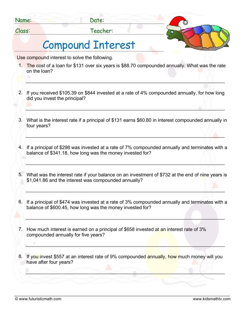 Free Math Worksheets Printable 5th