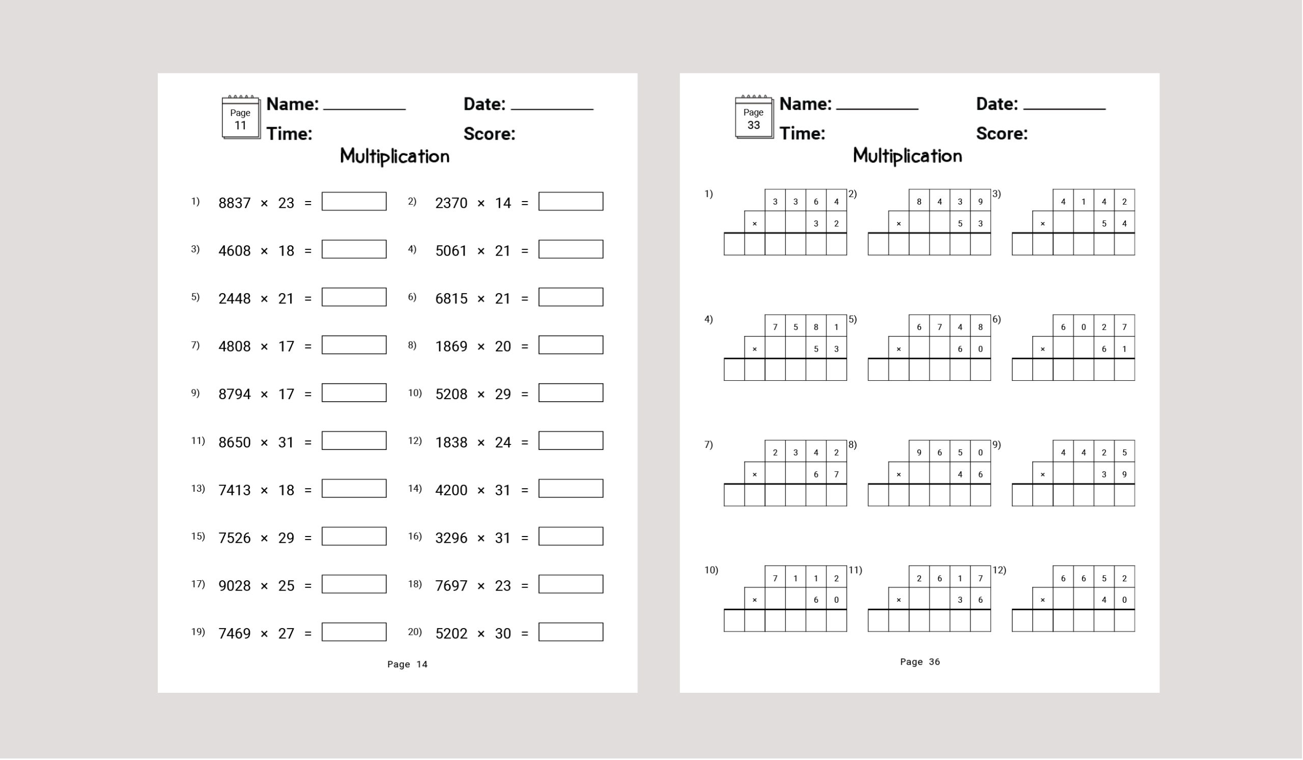 Worksheet For 6th Grade