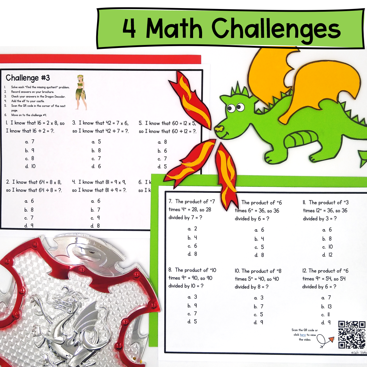 Multiplication Division 3rd Grade Math Escape Room MagiCore