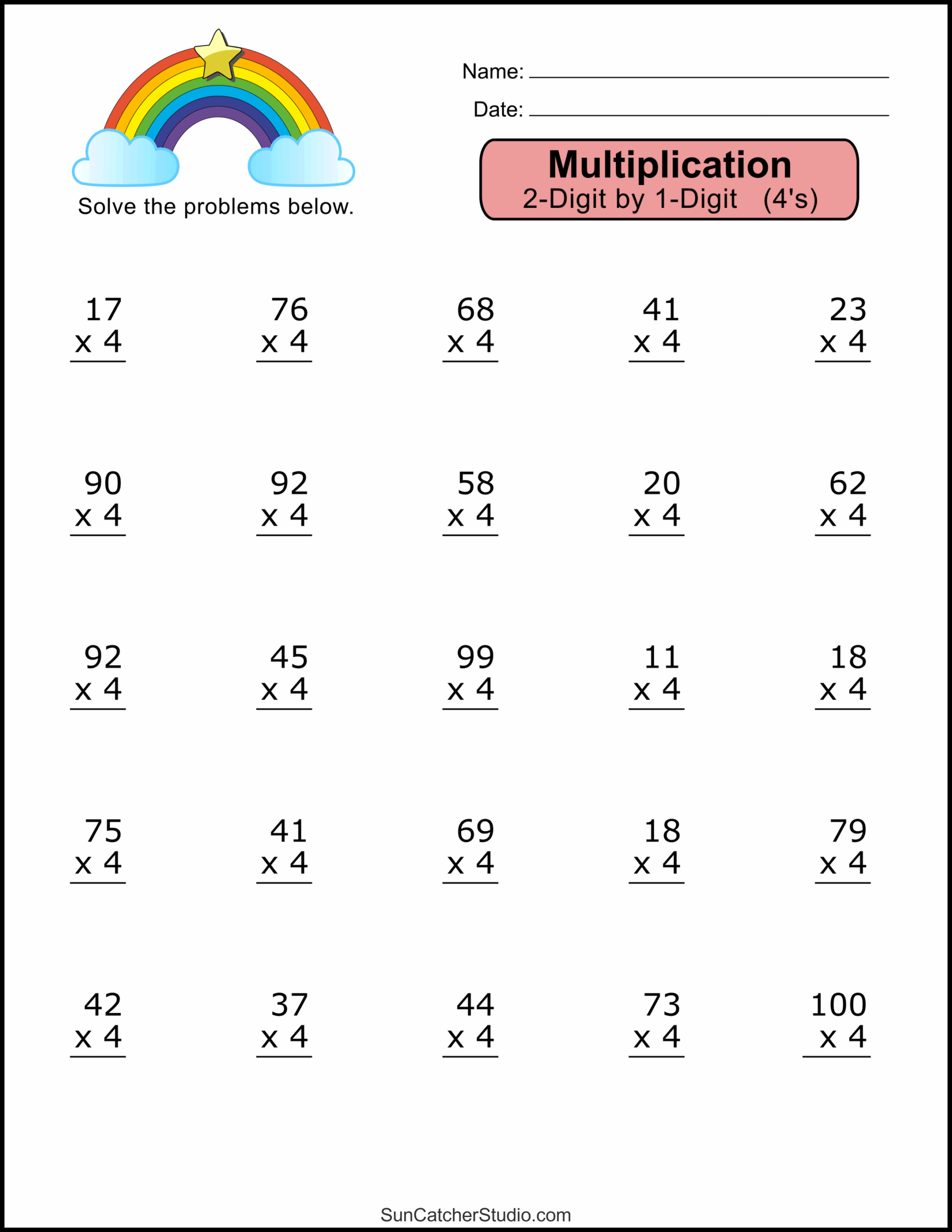 Printable Math Worksheets For 2nd Grade Free