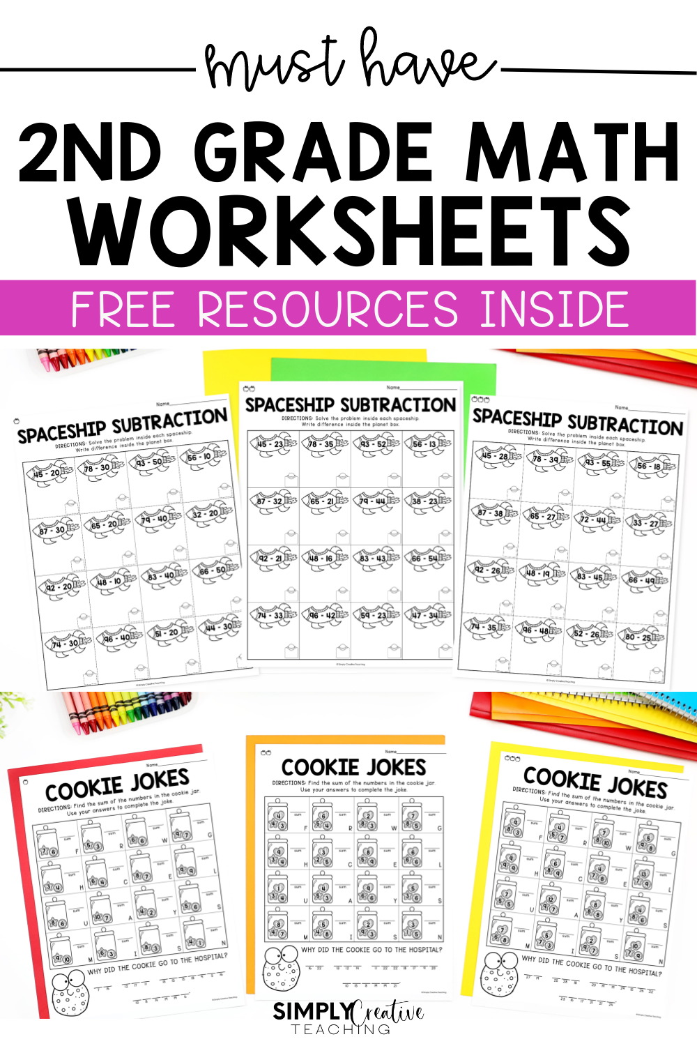 Must Have 2nd Grade Fun Math Worksheets