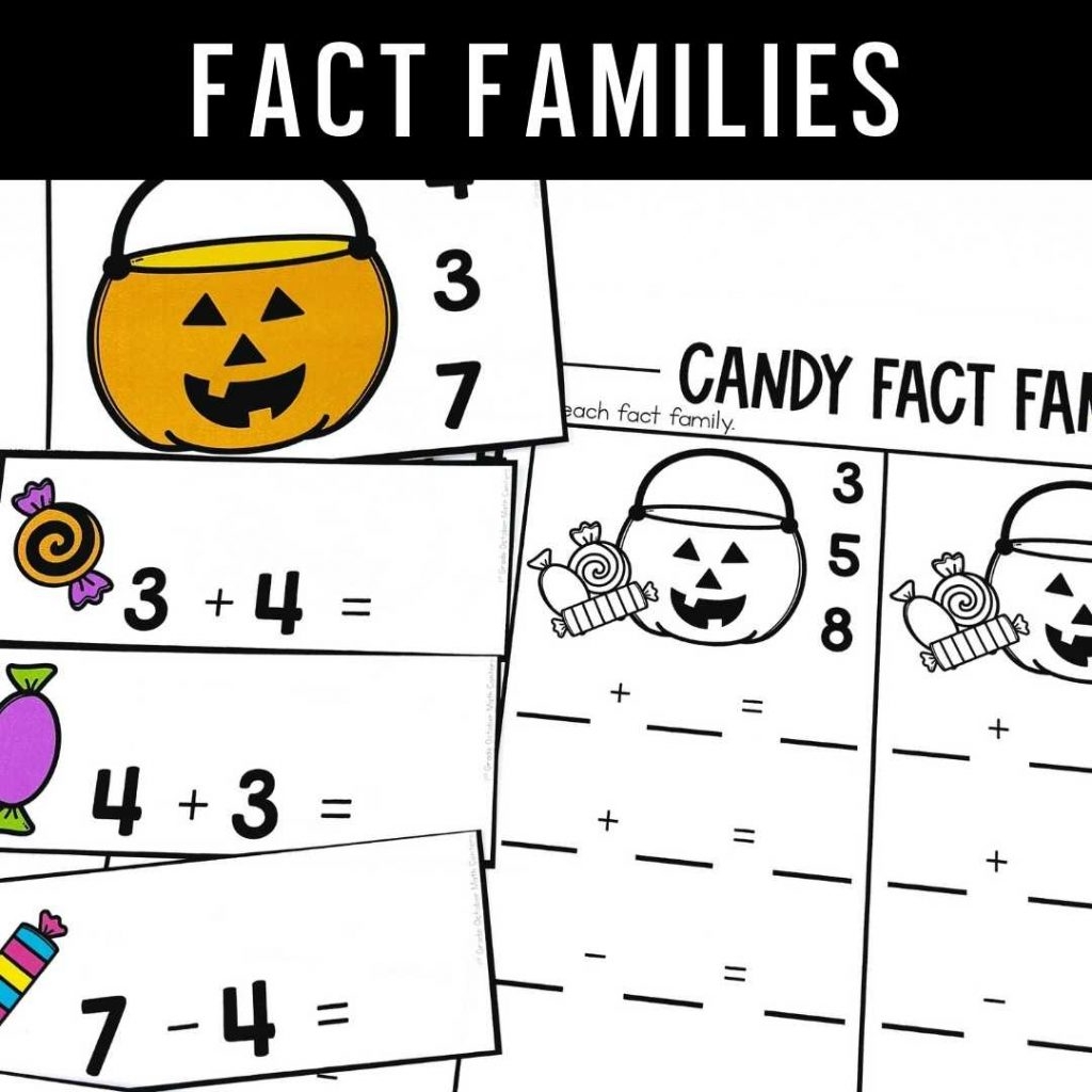 October Math Centers For 1st Grade The Teacher Bag