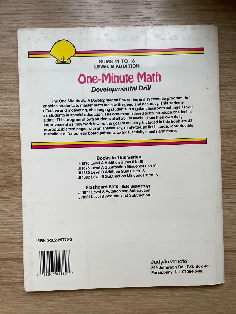 One Minute Maths Carousell