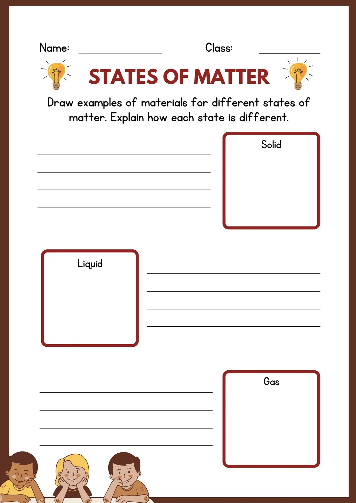 Page 19 Free Custom Printable Science Worksheet Templates Canva
