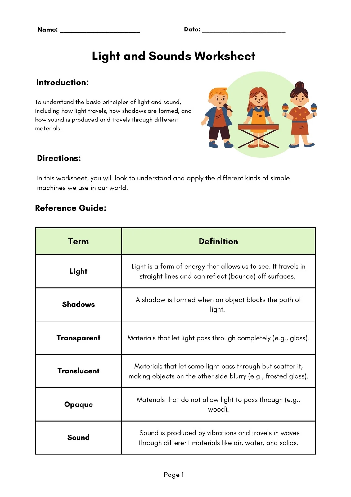 Page 8 Free Custom Printable Science Worksheet Templates Canva