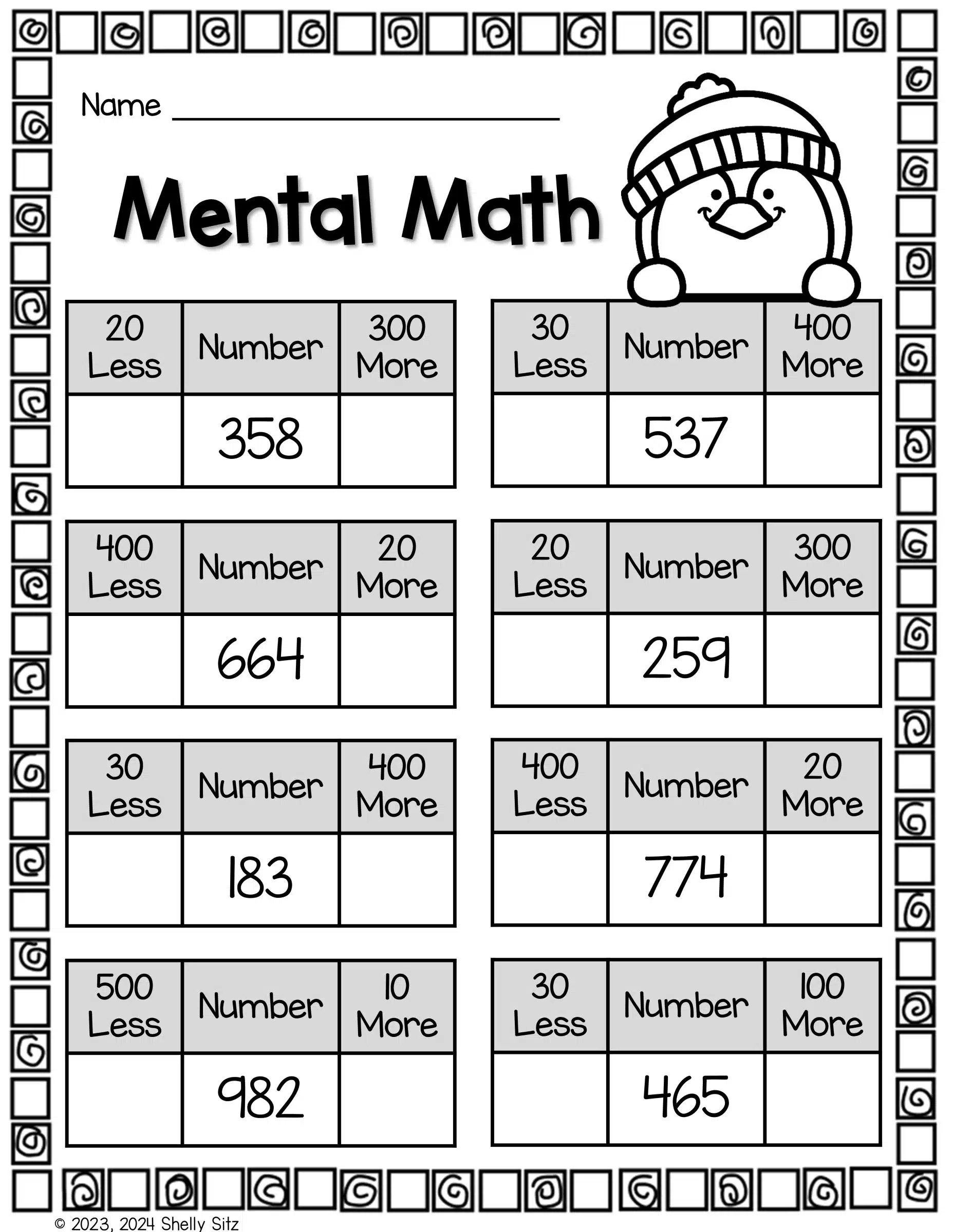 2nd Grade Worksheets Printable Packets