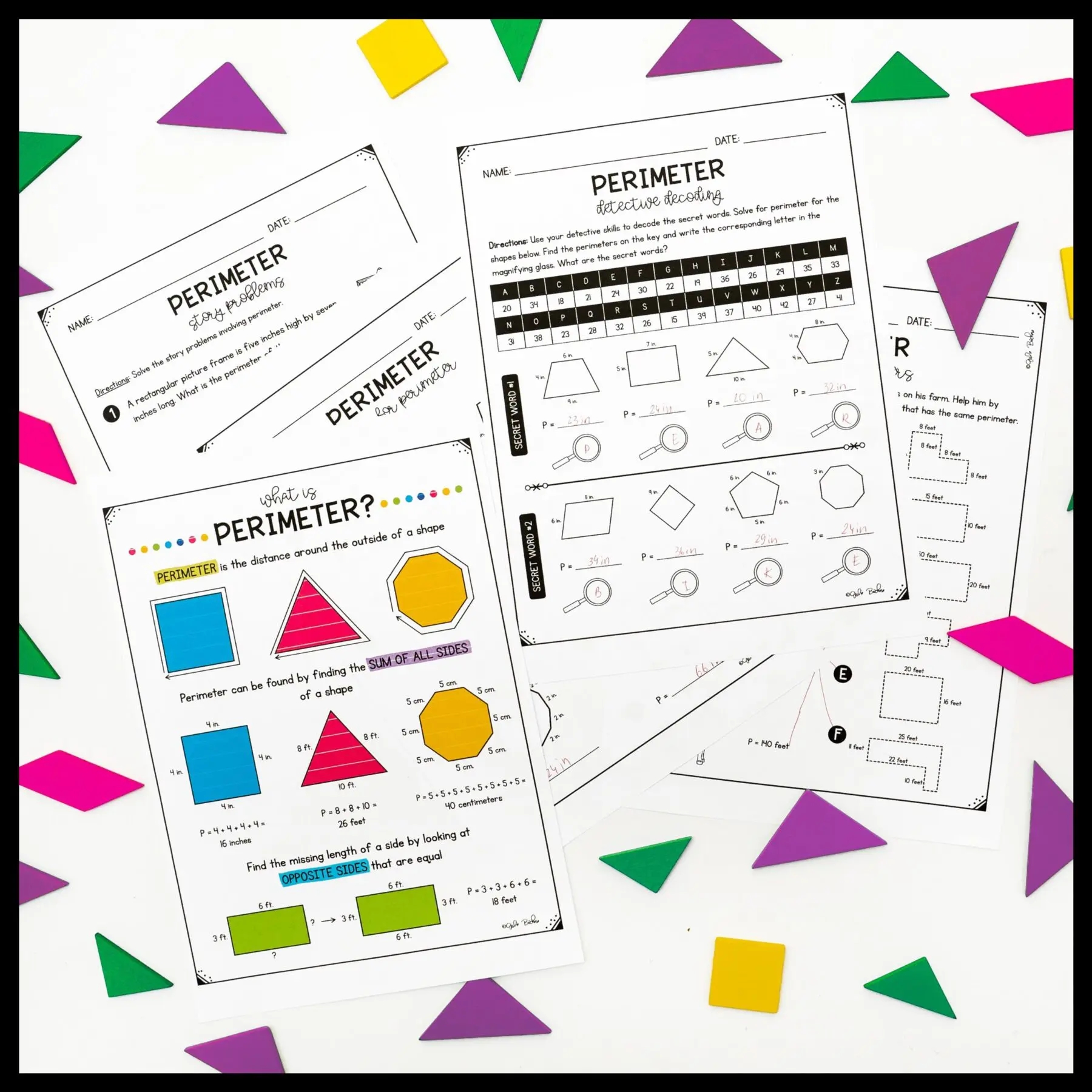 Perimeter Unit For 3rd Grade 3 MD D 8 MagiCore