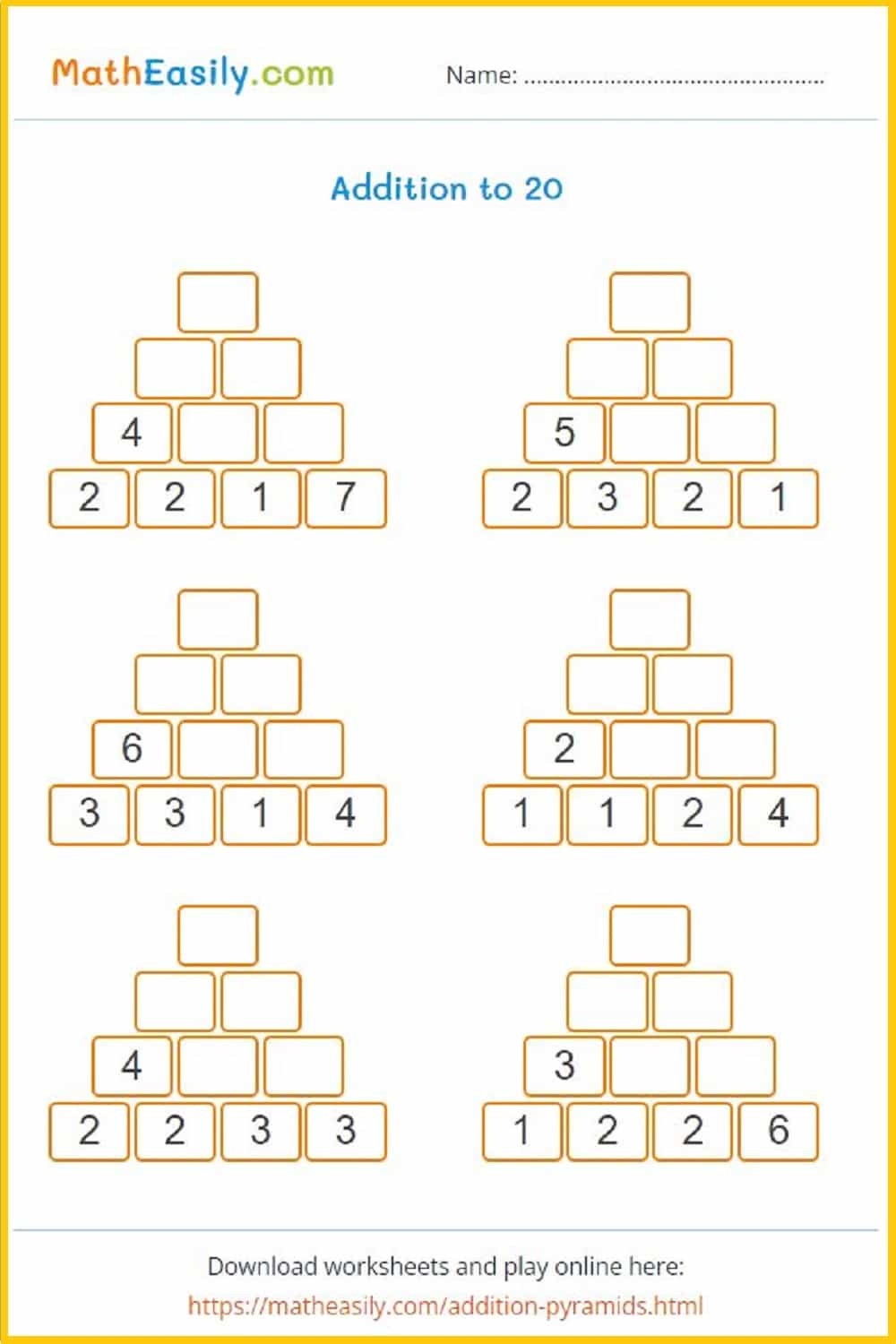 Printable Maths Worksheets Year 1