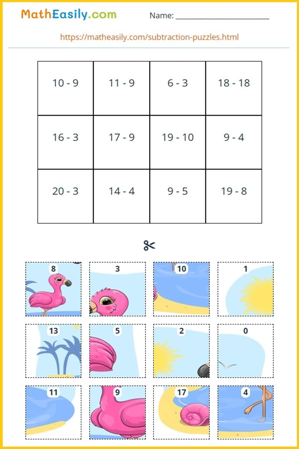 Printable Summer Math Worksheets PDF Free Download