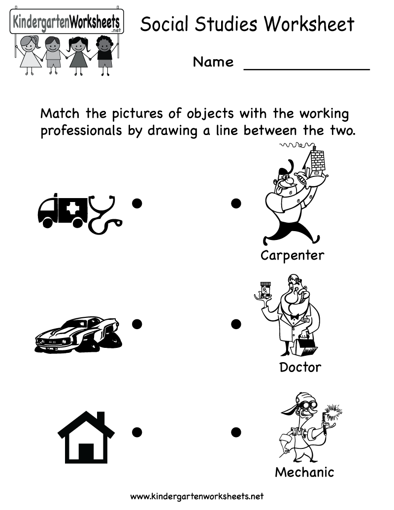 1st Grade Worksheets Printable Social Studies