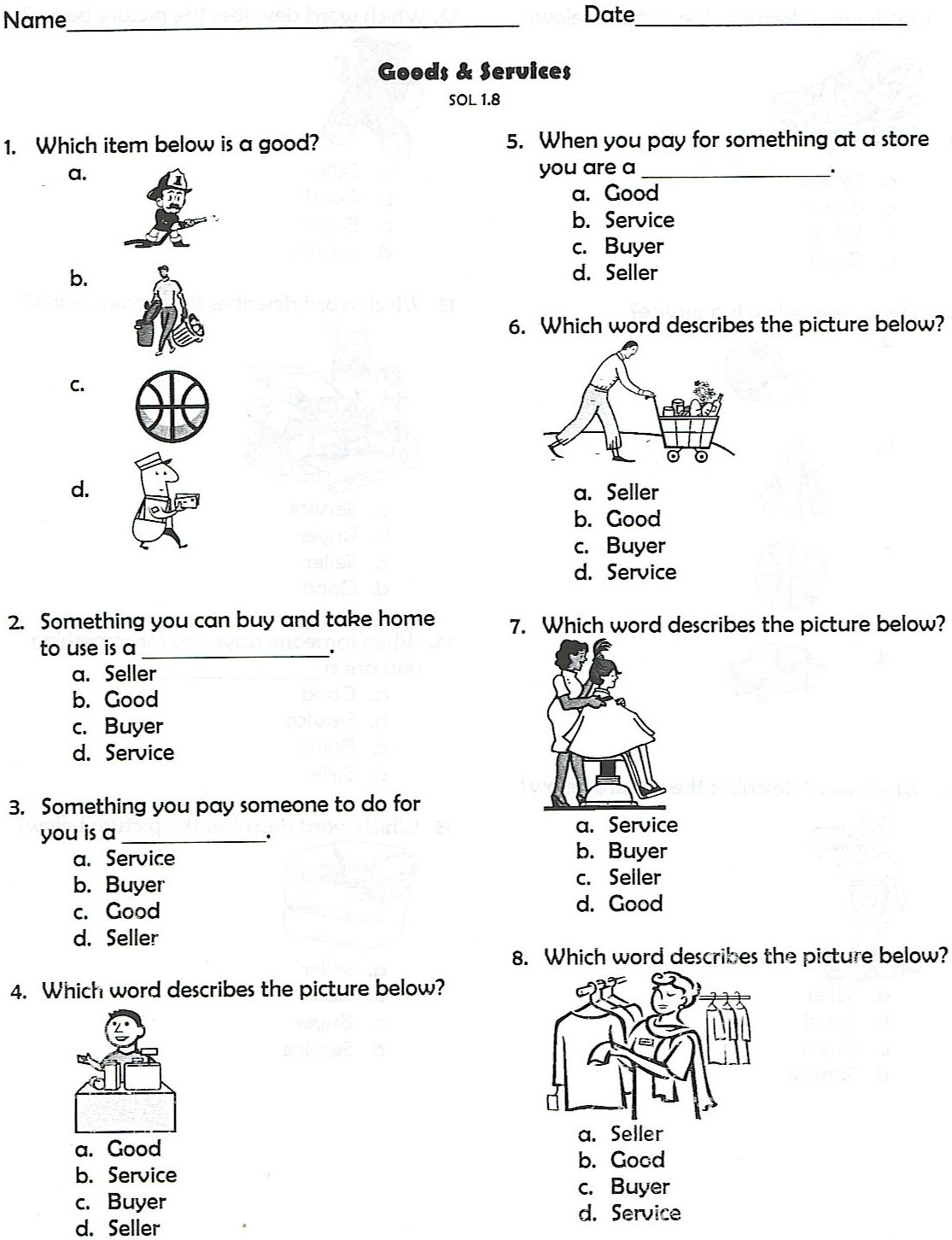 3rd Grade Worksheets Printable Social Studies