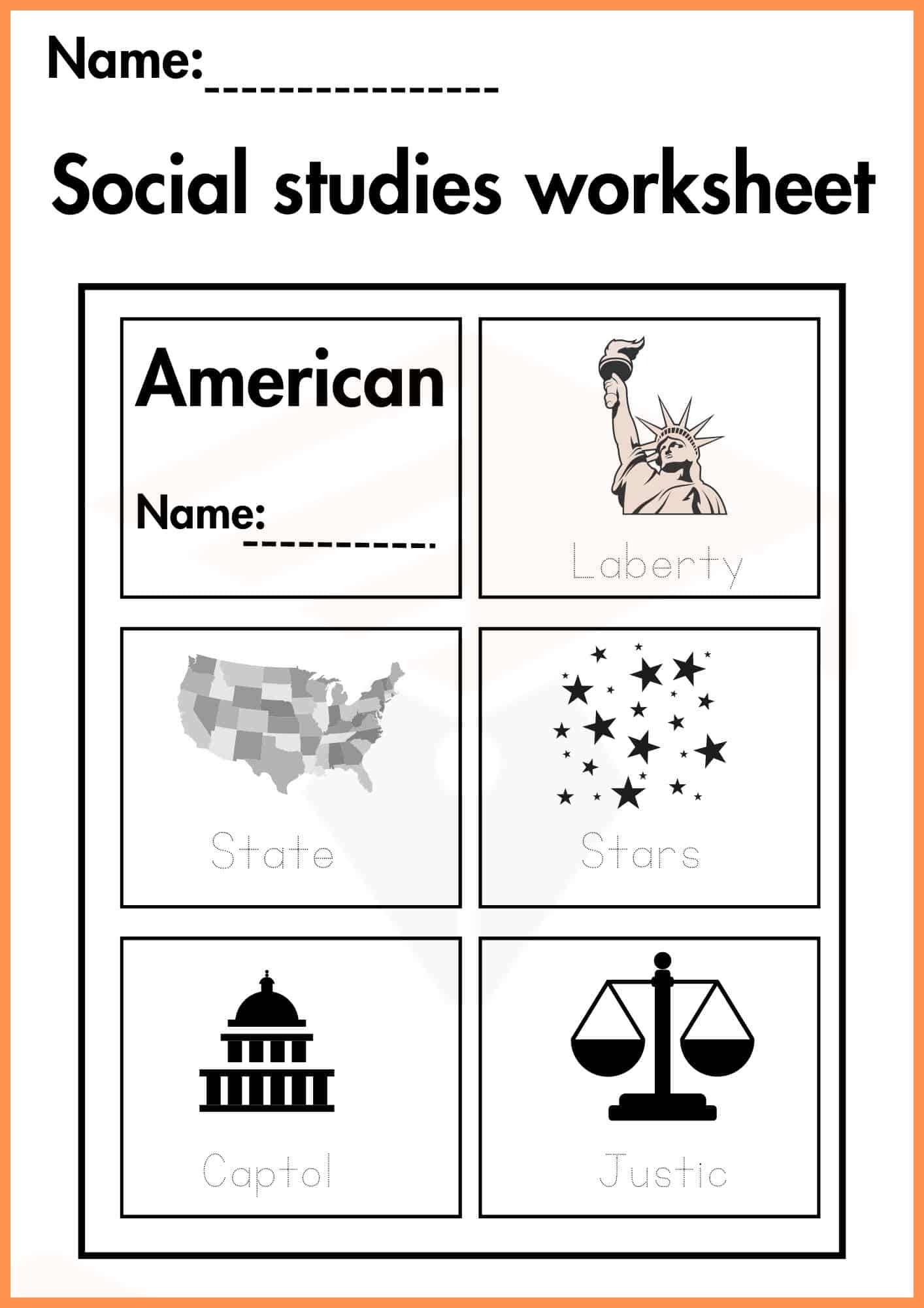 Social Studies Worksheets For Kindergarten