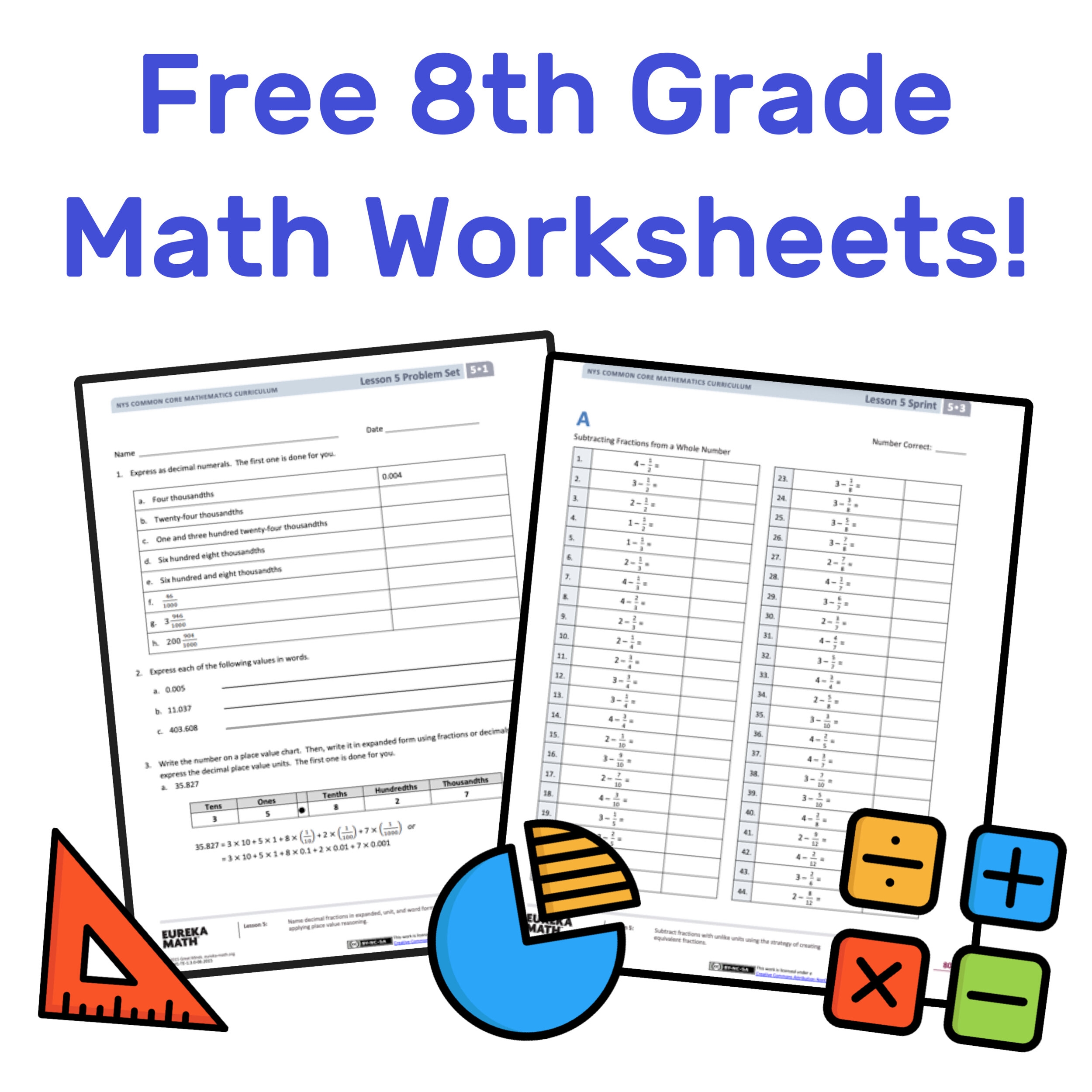 The Best Free 8th Grade Math Resources Complete List Mashup Math Worksheets Library