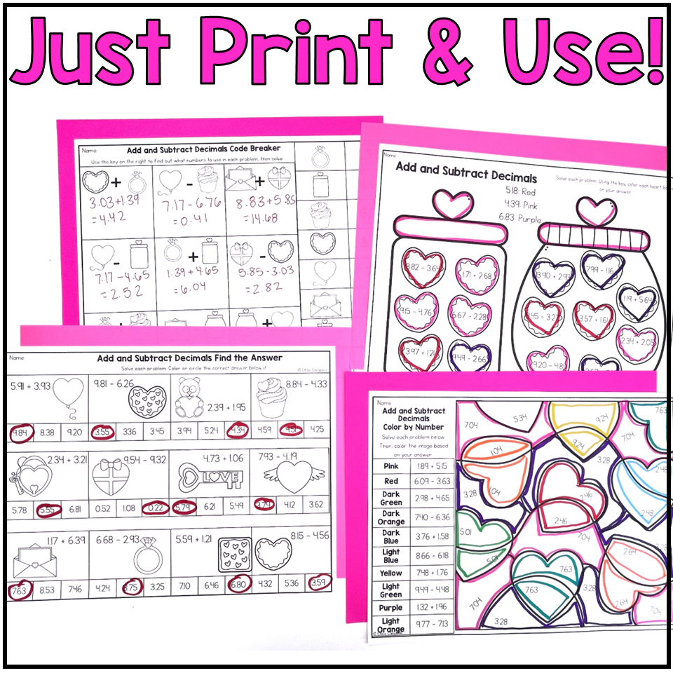 Math Worksheets For 5th Graders Printable